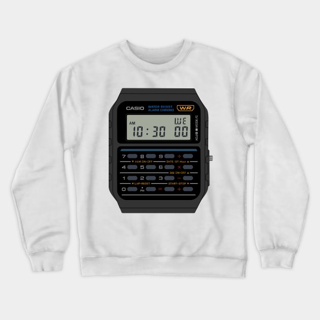 Casio Ca53w in color Crewneck Sweatshirt by RadDadArt